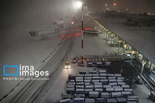 Snowfall Starts in Northeast Iran