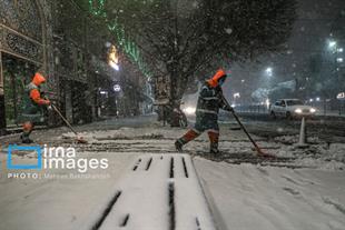 Snowfall Starts in Northeast Iran